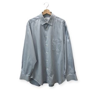 Ermenegildo Zegna Light Blue Cotton Comfort Fit Button Down